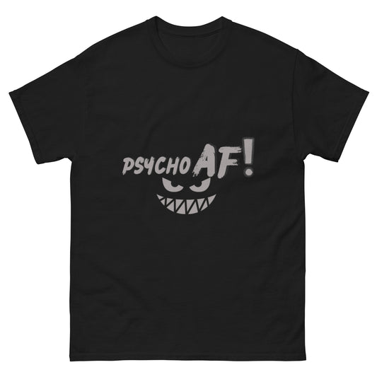 Psycho AF  Tee, Grey