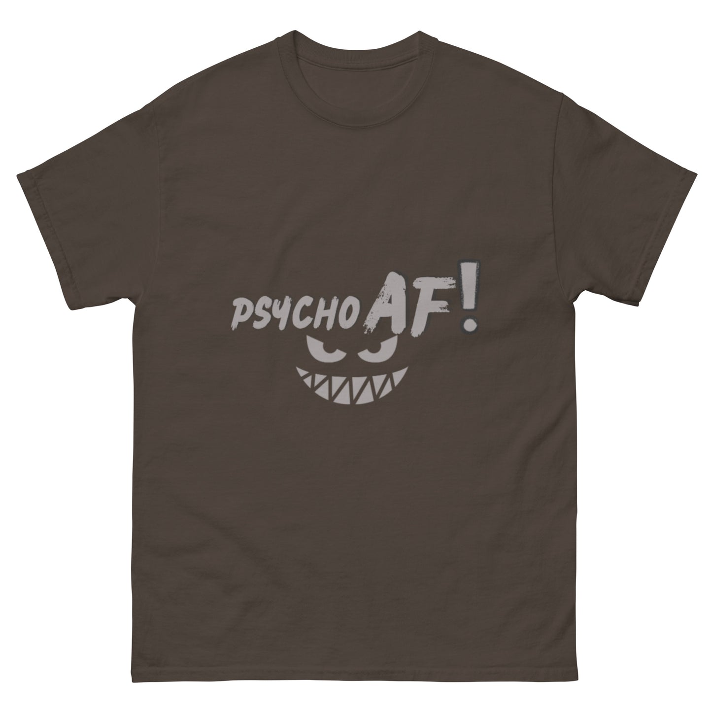 Psycho AF  Tee, Grey