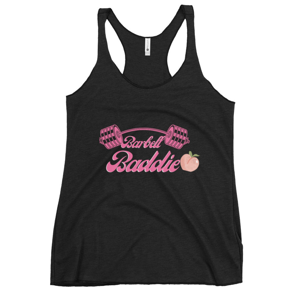 Women's Racerback Barbell Baddie Tank