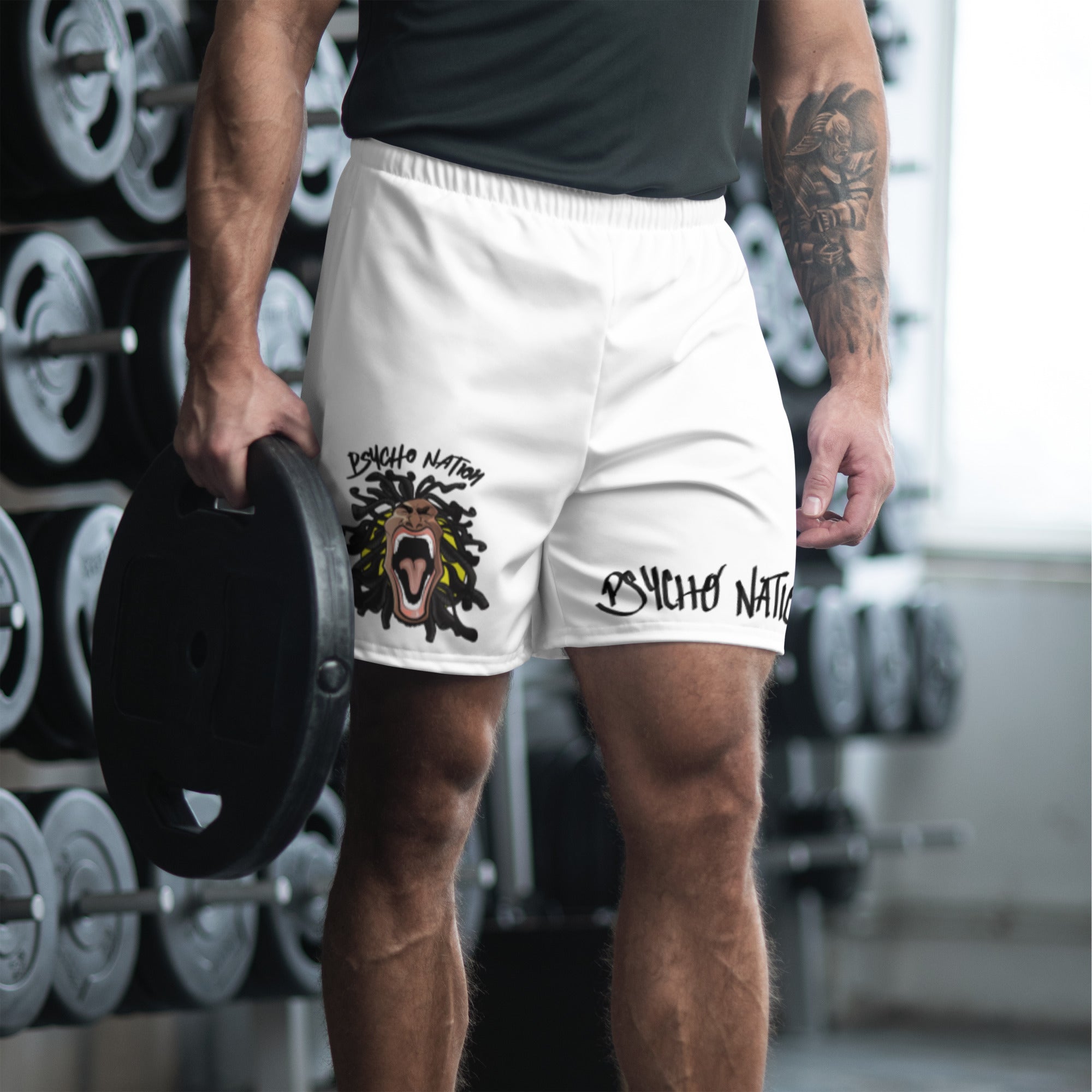 Athletic long hot sale shorts