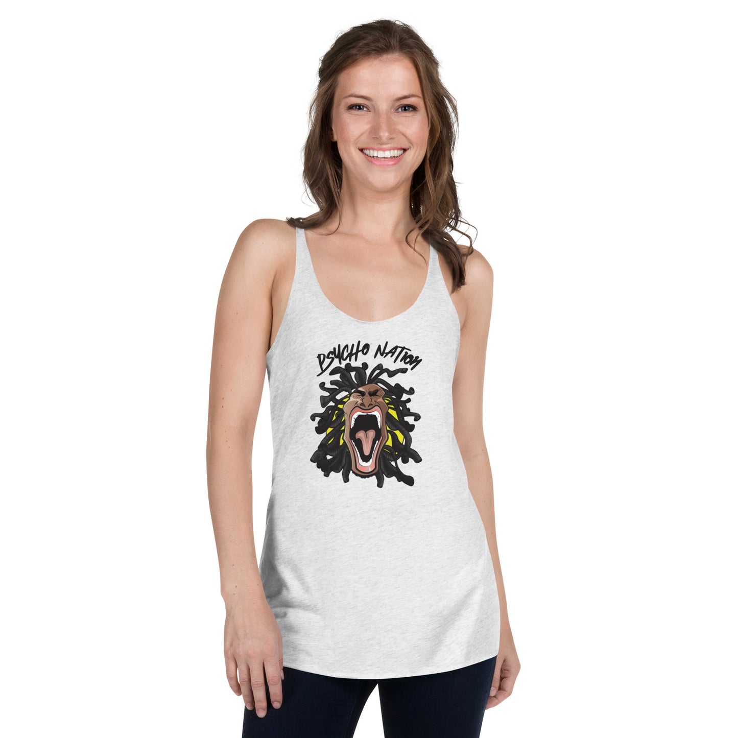 PsychoNation Women's Racerback Tank