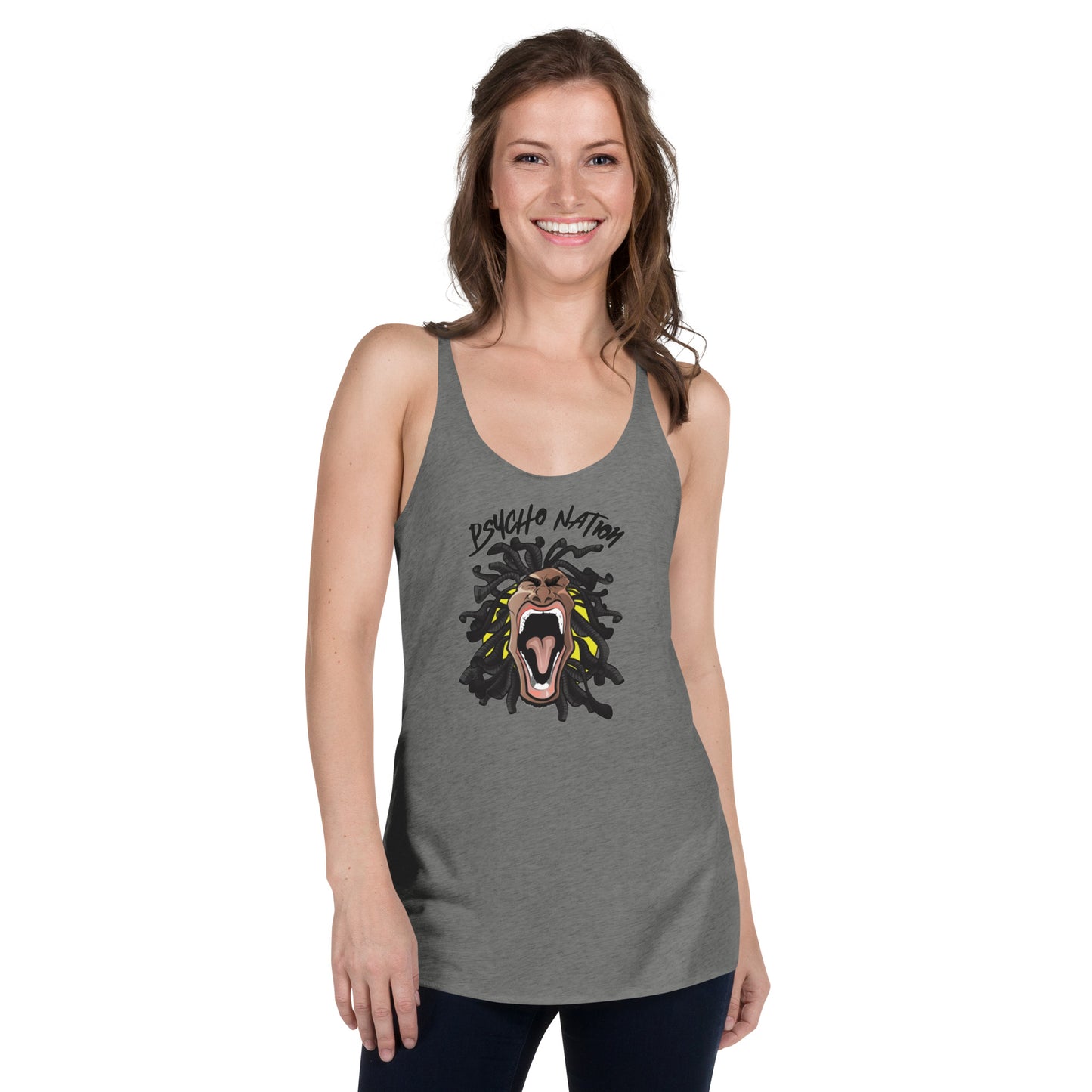 PsychoNation Women's Racerback Tank